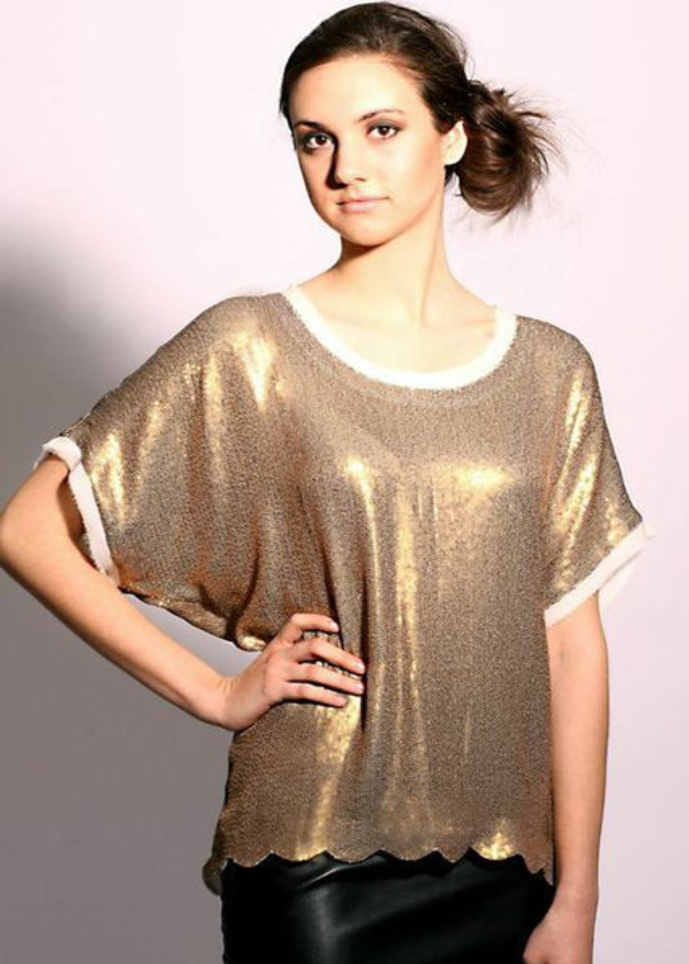 Allover Sequin Top